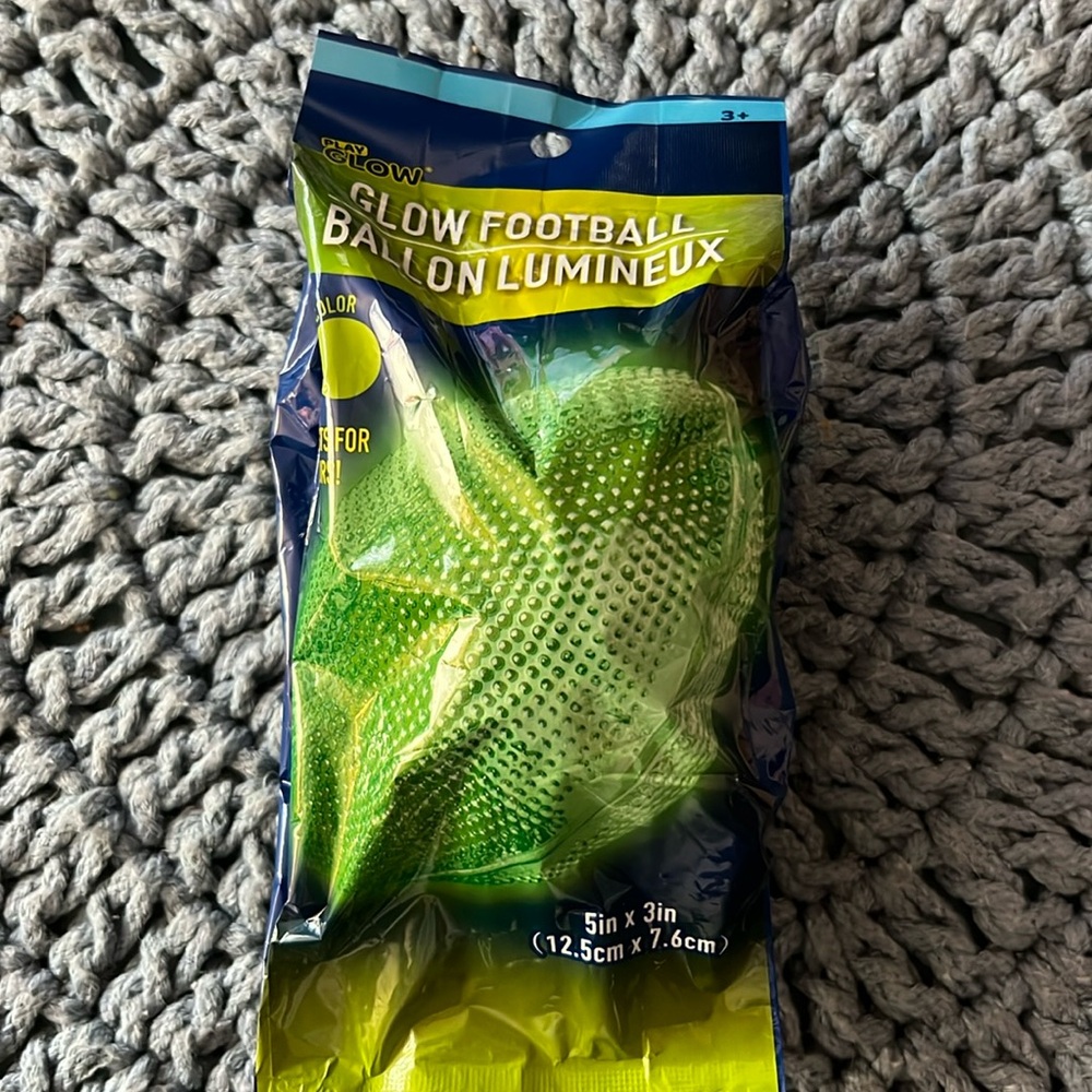 Glow Football, brand new in packaging